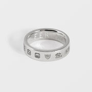 Tate silver band ring